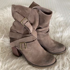 Jeffrey Campbell France Wrap Strap Slouchy Boots